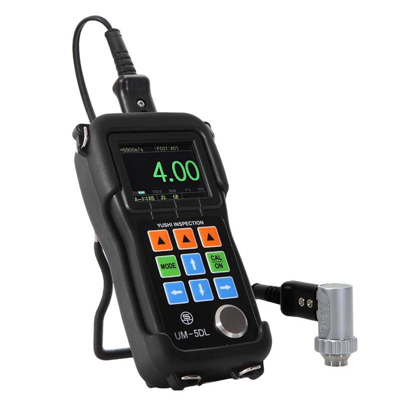 For NDT Industrial Metal Thickness Gauge OLED Ultrasonic Thickness Gauge with Paint Coating