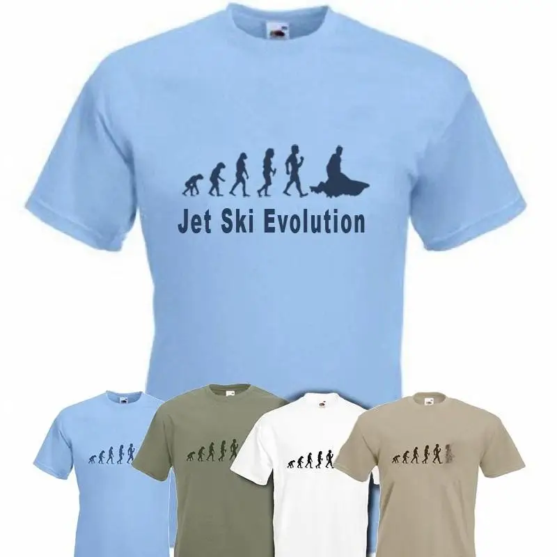 Evolution to Jetski Funny T-Shirt