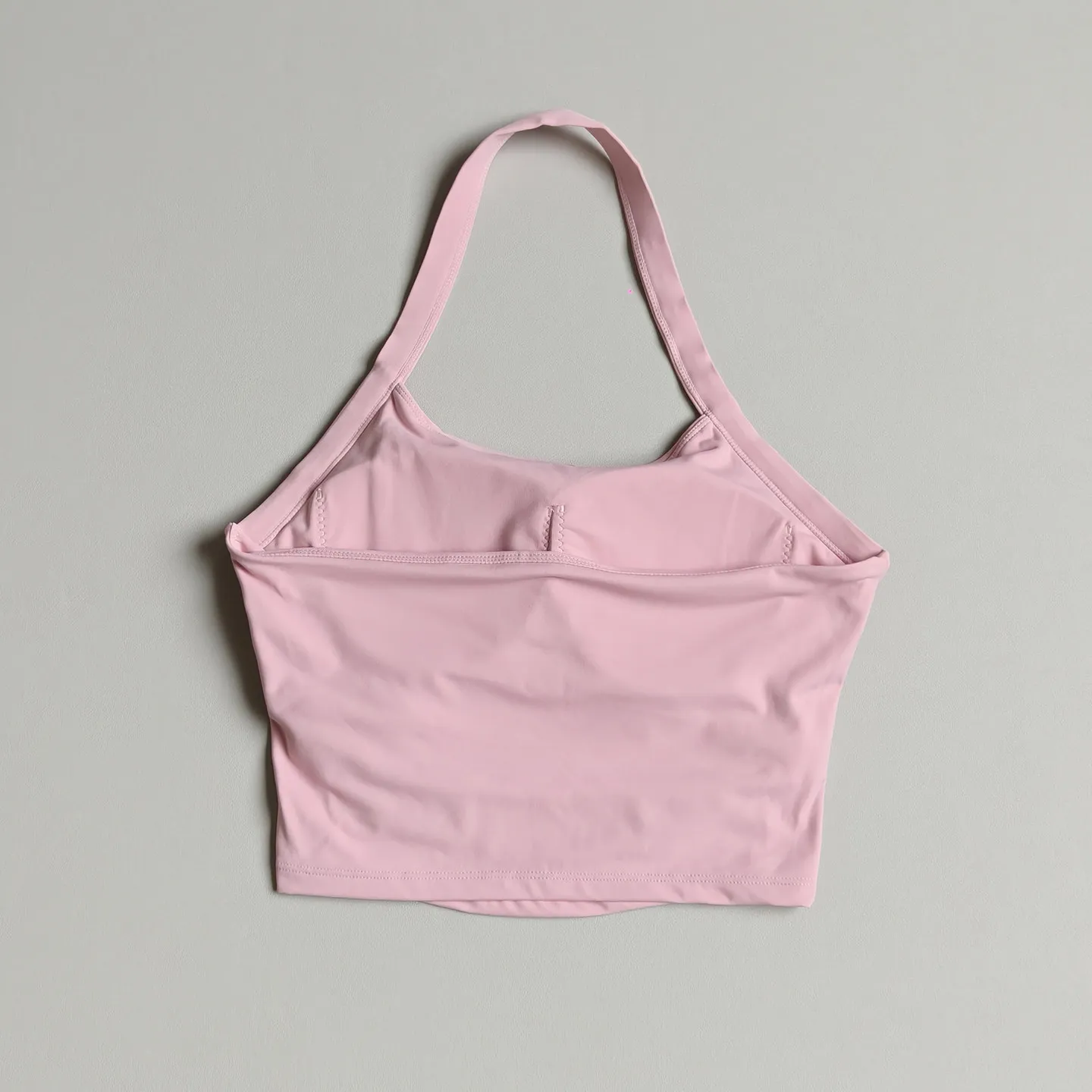 Damen-Neckholder-Yoga-Top mit Brustpolster zur Sammlung von Nebenbrüsten, Hochintensiver Sport-BH, Fitness-BH, Pilates-Top – Detail 3