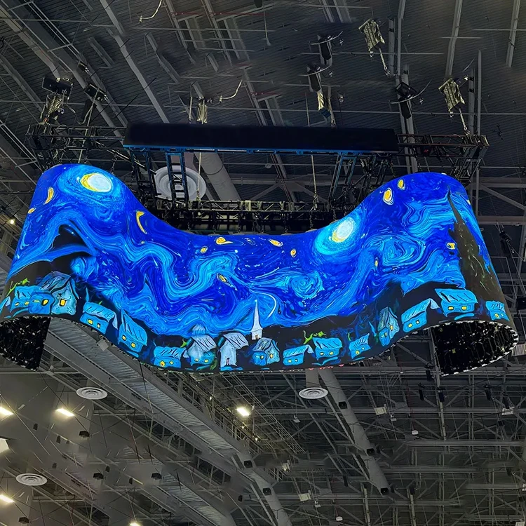 Flexible LED Display Film Screen Video Wall Soft Adhesive LED Flexible Screen for Glass Window Door Railing