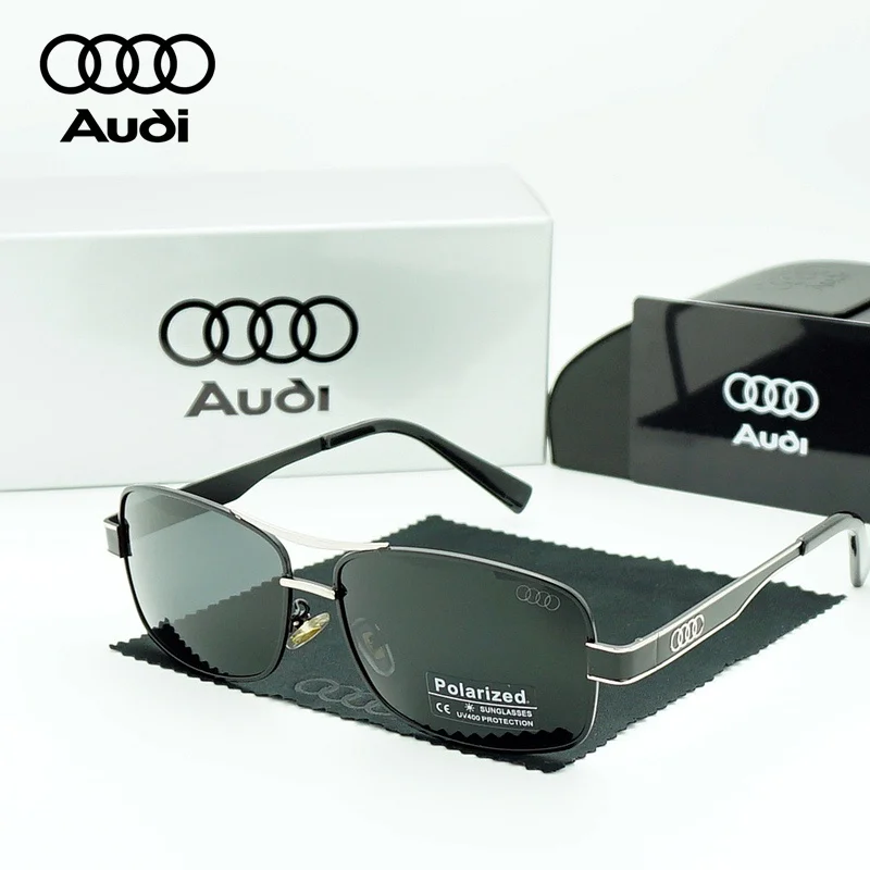 

AUDI Luxury Sunglasses High End for Men Women Polarized UV400 Driving Glasses Classic Style Premium Quality Fashion Design 53