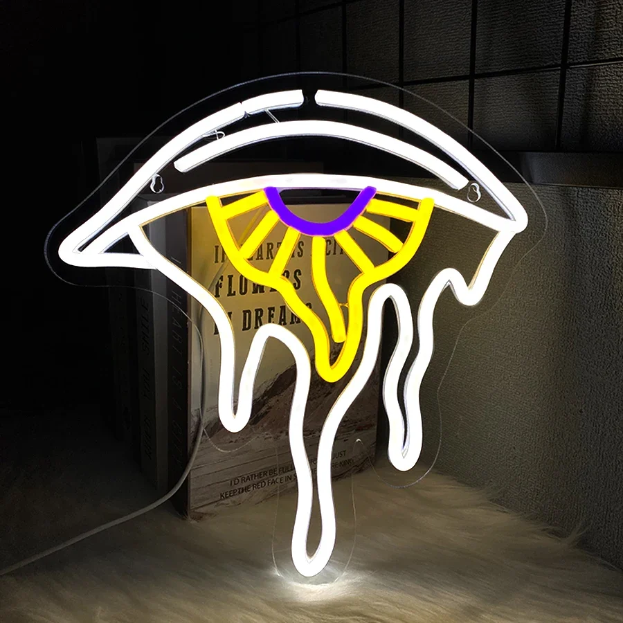 

Индивидуальная икона Evil Melting Eyes, используется для спальни, игровой комнаты, бара, клуба, вечеринки, декора стен в виде человеческой пещеры, неоновая вывеска с анимацией