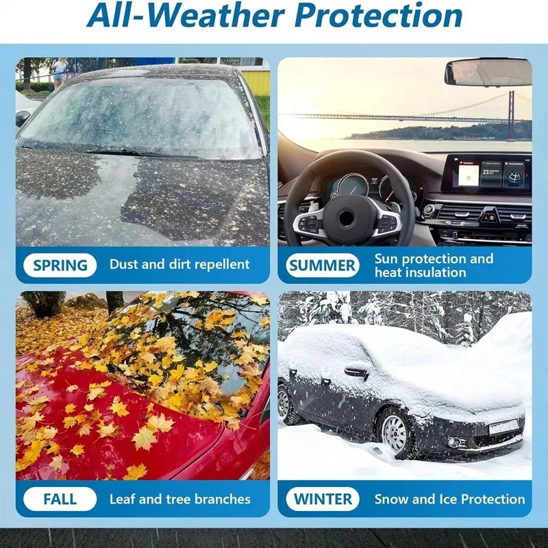 All-Season Car Cover for Porsche Cayenne Coupe Full Protection, Waterproof Dustproof Heat-Resistant