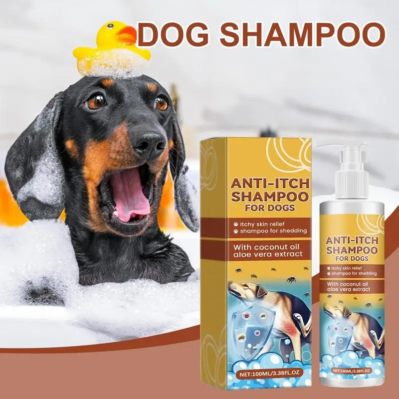 Dog Shampoo Itchy Skin Relief Shampoo Liquid Long-Lasting Nourishing Mild Dog Shampoo And Conditioner Pet Friendly Moisturizing