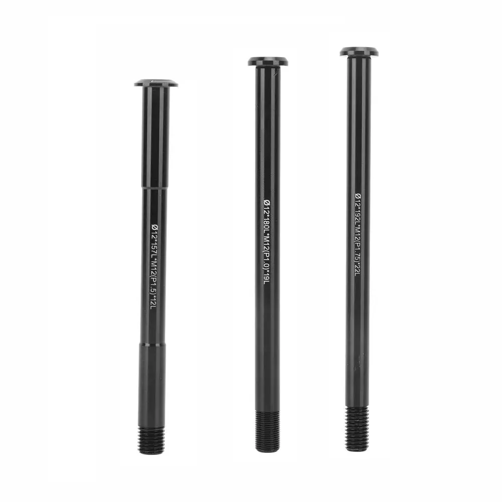 

M12 Thread Bike Thru Axle Aluminium Alloy Light Weight Fork Thru Axle Thread Pitch 1.0/1.5/1.75mm Hollow