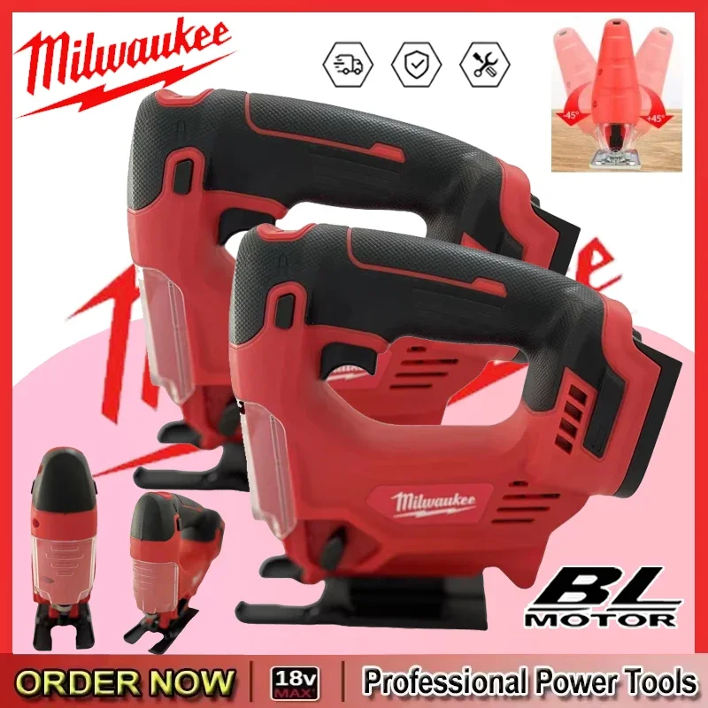 

2025 Milwaukee Многофункциональные деревообрабатывающие станки Электрический лобзик Портативная аккумуляторная пила для аккумулятора 18 В