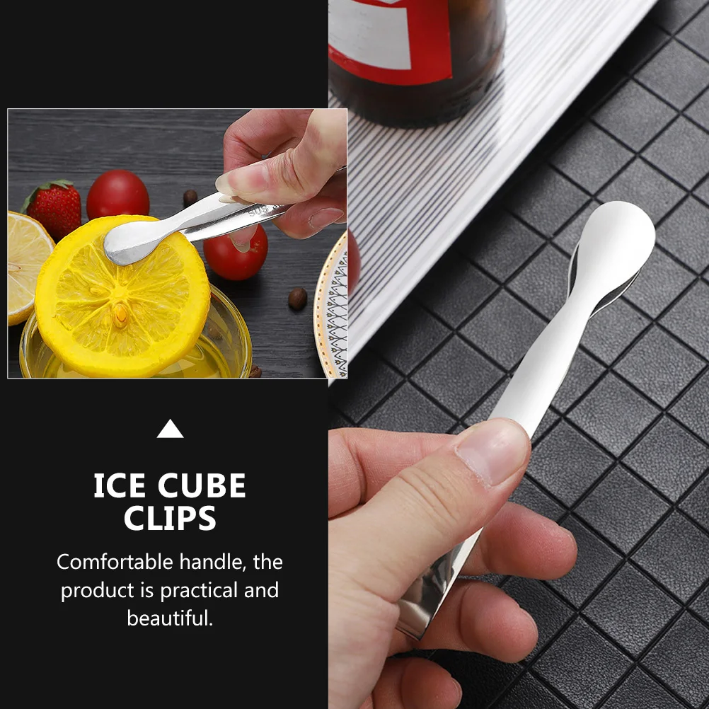 

Stylish 10Pcs Stainless Steel Clips Food Tongs Sugar Serving Utensils Kitchen Cooking Accessories