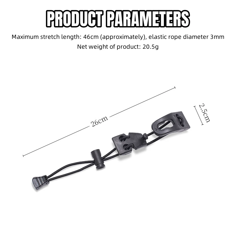 Outdoor Backpack Elastic Straps Climbing Bag Adjustable Elastic Buckle for MOLLE Tactical Backpack Water Cup Flashlight Fixed - view 6