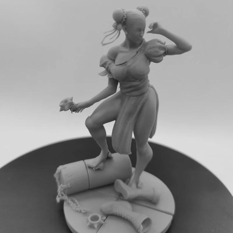 

1/24 Scale Resin Figure Street Fighter Sexy Chunli diy Assemble Model Kit Unassembled and Unpainted 3D printing toy