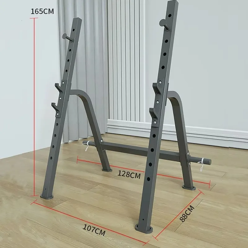 Versatile Squat Rack Stand Barbell Bench Press Support Stand For Household Gym Weight Training