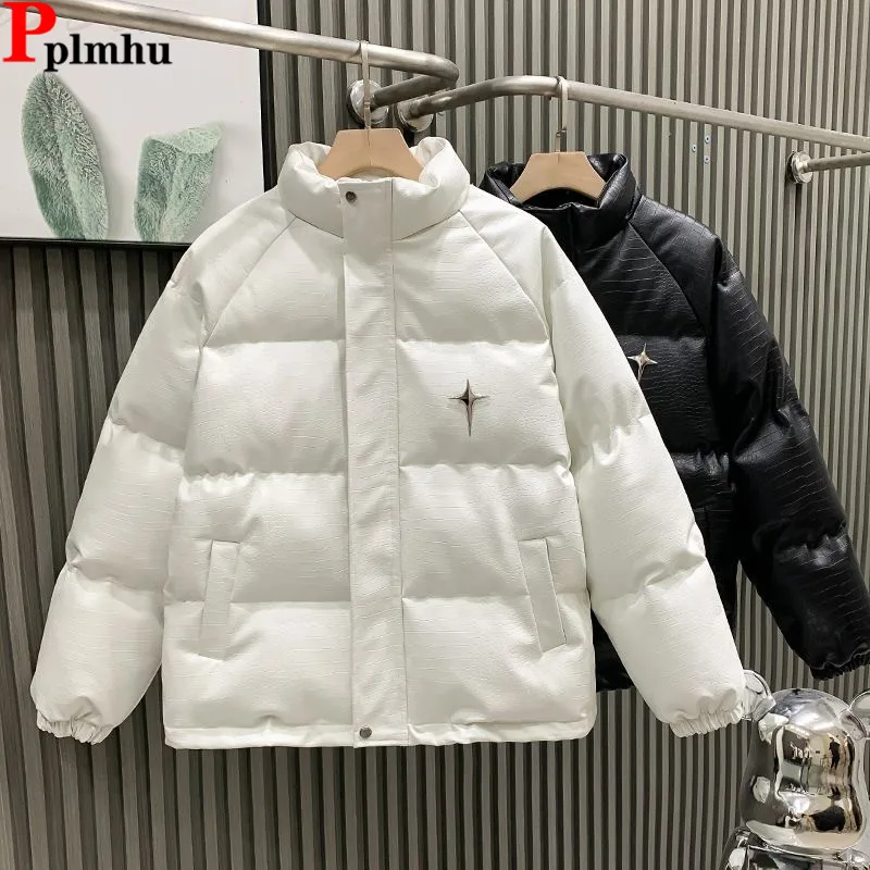 Snow Wear Faux Fur Down Cotton Coats Tops Winter Warm Loose Korea Fashion Streetwear Casual Chaqueta Basic Women Jaqueta Casaco