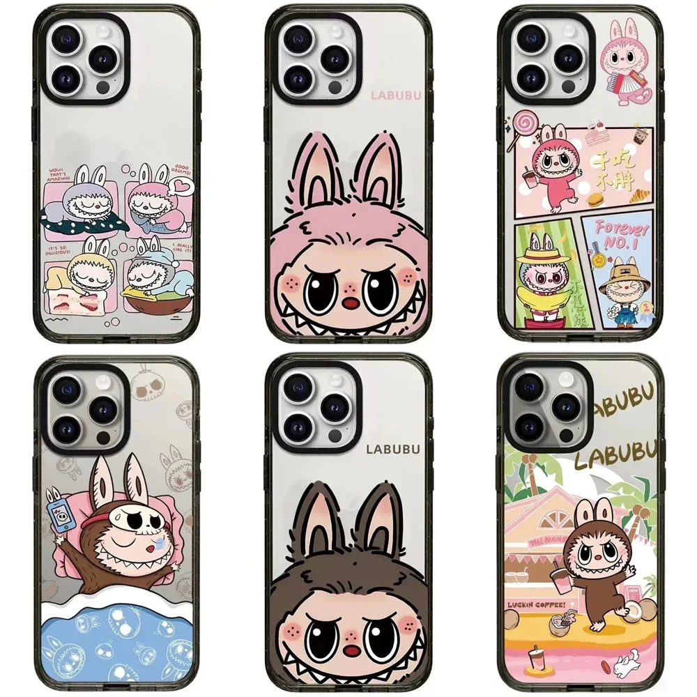 

Cartoon Doll 2.0 Acrylic Black Border iPhone 12 13 14 15 16 Pro Max Case - Protective iPhone Case with MagSafe