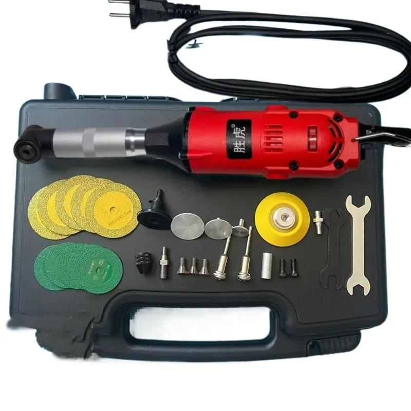 

350W 90 Degree Bend right angle Jewelry Wood Electric Engraving Motor Grinder Mold Polishing Hanging Ceramic Tile Cleaning Tools