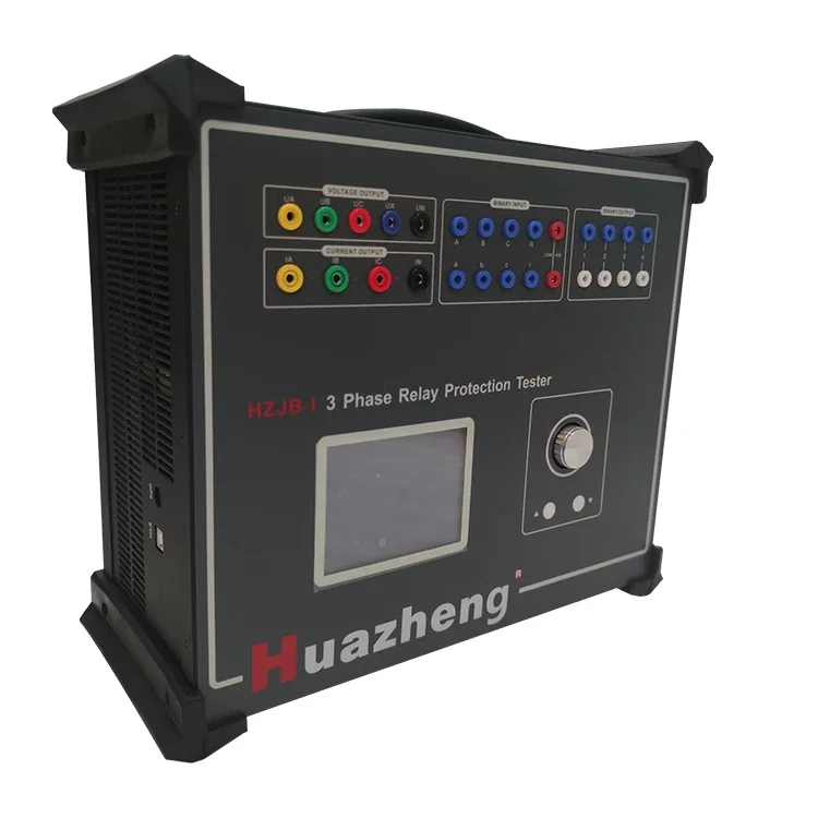 HuaZheng OEM Manufacturer 3-Phase Relay Protection Tester  Secondary Injection Relay Test Set With 1 Year Warranty