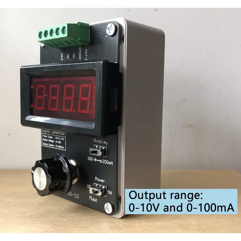Signal generator 0-100/200mA adjustable current source 0-100/200ma analog constant current source