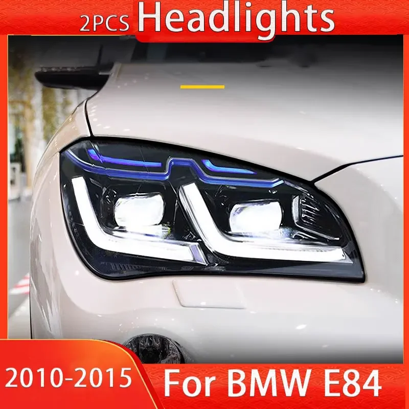 

Автомобильный Стайлинг, фара для BMW X1 E84 2010-2015 DRL, обновление указателя поворота, светодиодный объектив проектора, автоаксессуары