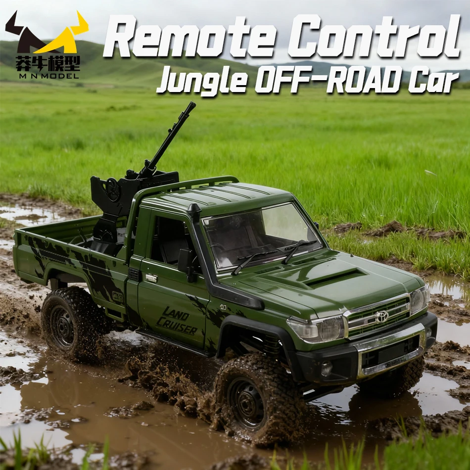 

MN MODEL 1/12 4X4 LC79 RC Jungle Off-road Adventure Car Climbing Truck Rock Crawler All Terrain Vehicle Toy for Adult