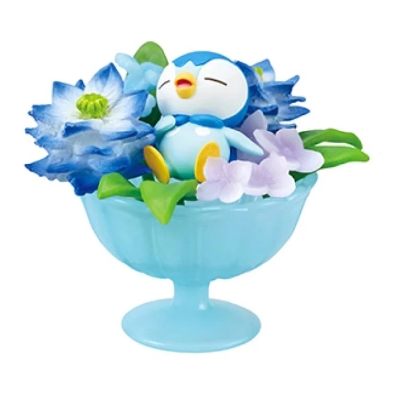 ReMent 포켓몬 픽시 플라워 티 컵 피카추 Ninetales Eevee Bulbasaur Collectible Desktop Decorations