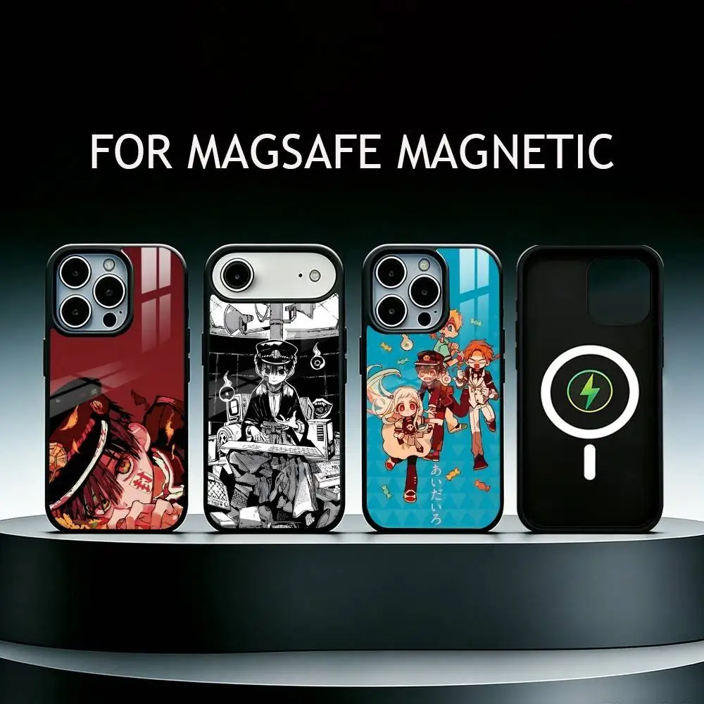 

Campus Manga Toilet-Bound Hanako-kun Phone Case For iPhone17,16,15,14,13,12,11 Plus,Pro Supports Magnetic Wireless Charging