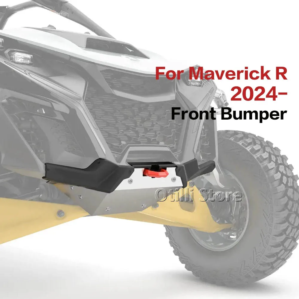 ملحقات UTV لـ Can-Am Maverick R 2024 2025 Dune المصد الأمامي فرشاة الحرس السائل التيتانيوم مافريك R