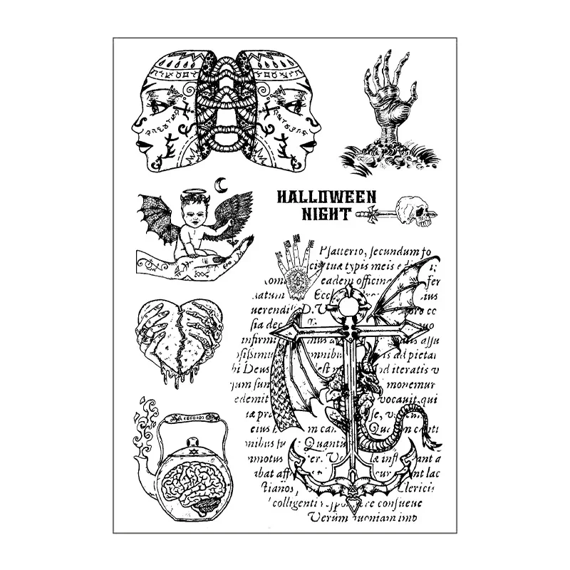 11*16cm Clear Stamp Farm Book Vintage Transparent Rubber Stamps for Decorative Scrapbooking Photo Album Crafts Handbook Material