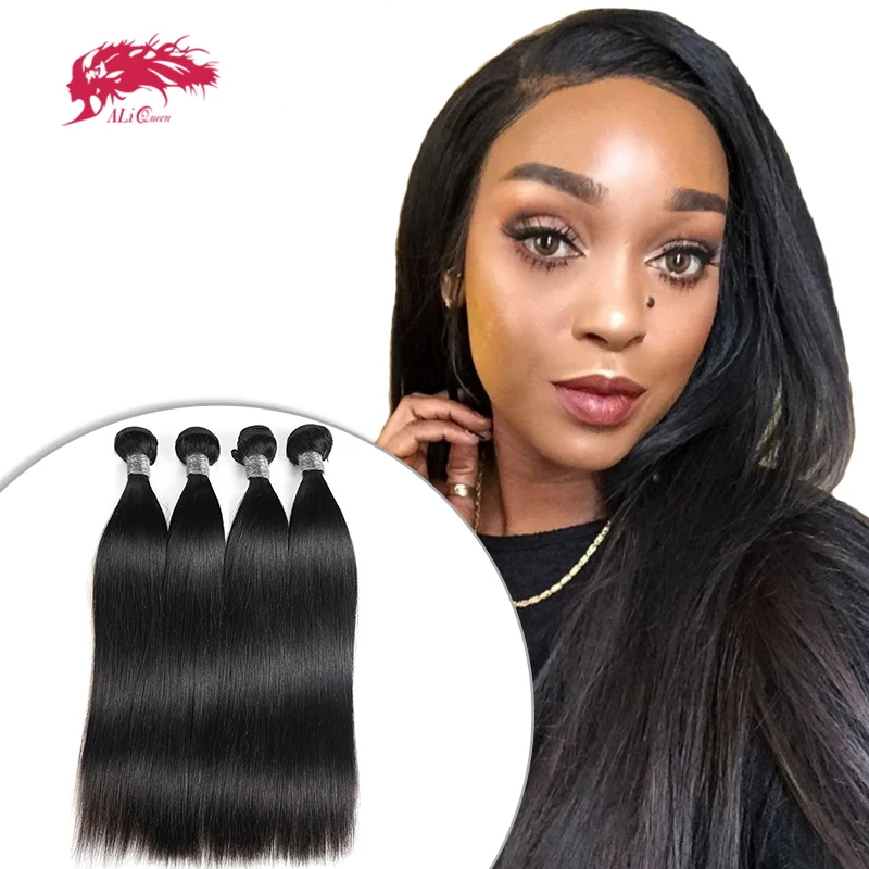 Peruvian Straight Remy Human Hair Weave Bundles 10