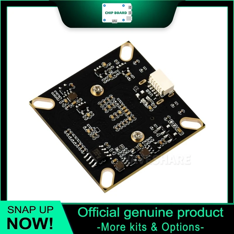 

Waveshare IMX415 8MP USB Camera with Sony Sensor Dual Mics Low-Distortion Optics