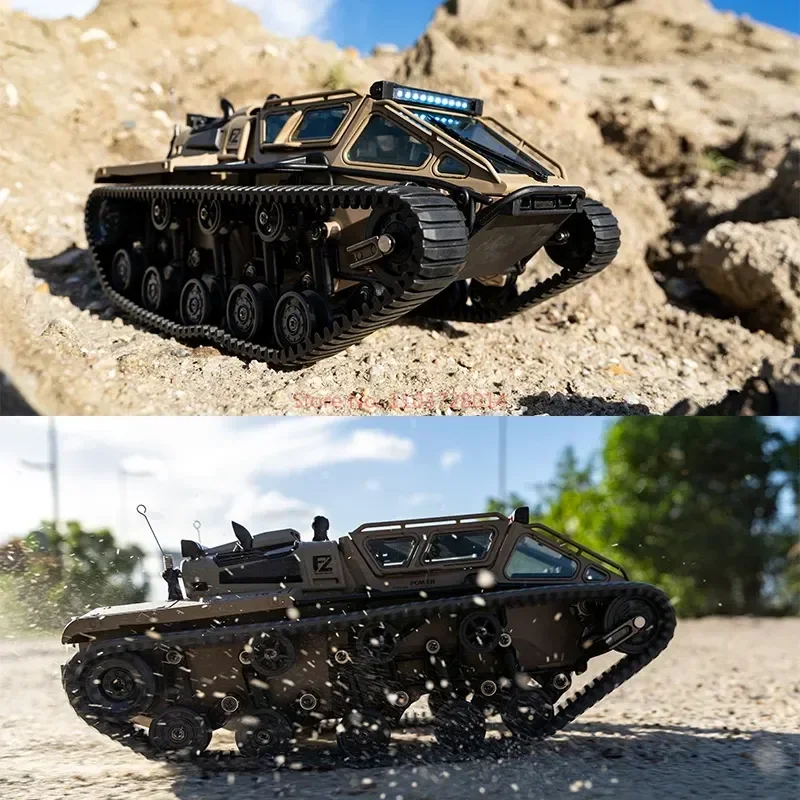 New Jjrc C8812 4wd Rc Car 2.4g Amphibious 4 Wheel Remote Control Tank Climbing Off Road Waterproof Armored Vehicles Toy Car