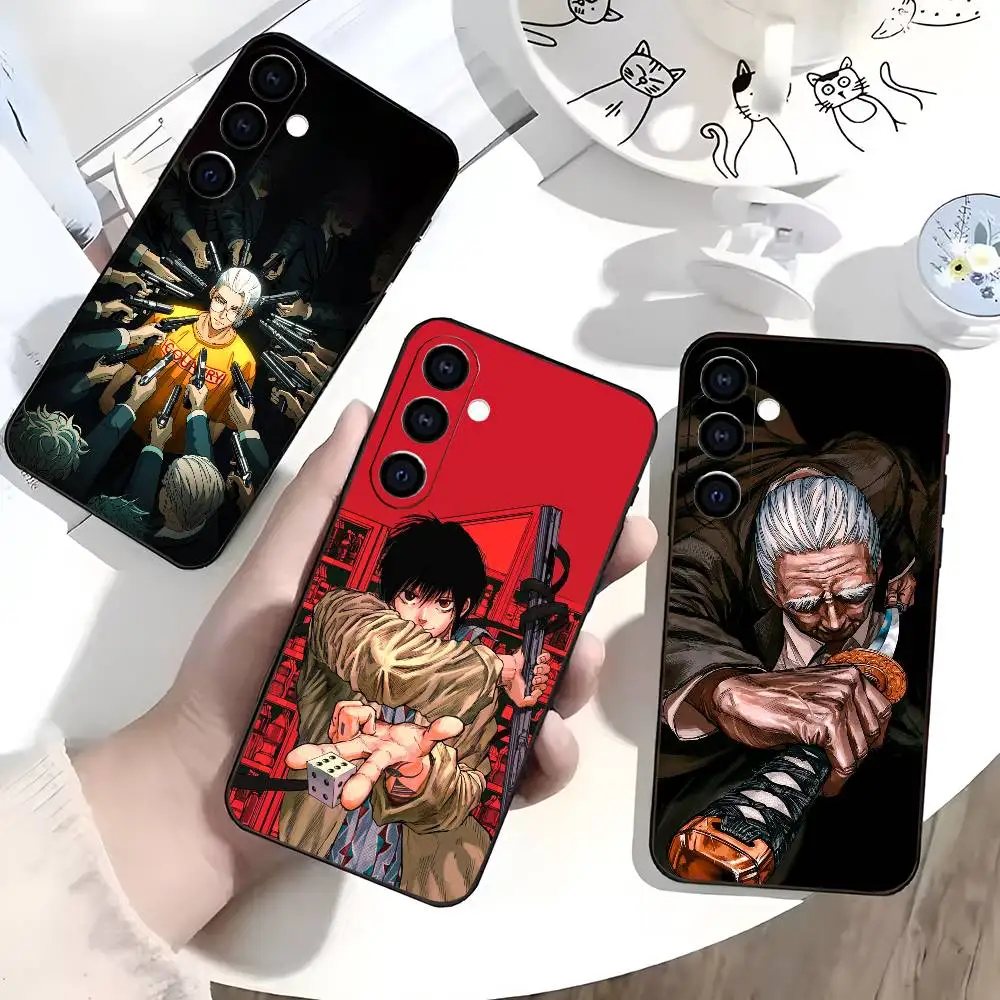 

S-Sakamoto Anime D-Days Phone Case For Samsung Galaxy A73,A72,A71,A70,A53,A52,A51,Soft Silicone Black Cover