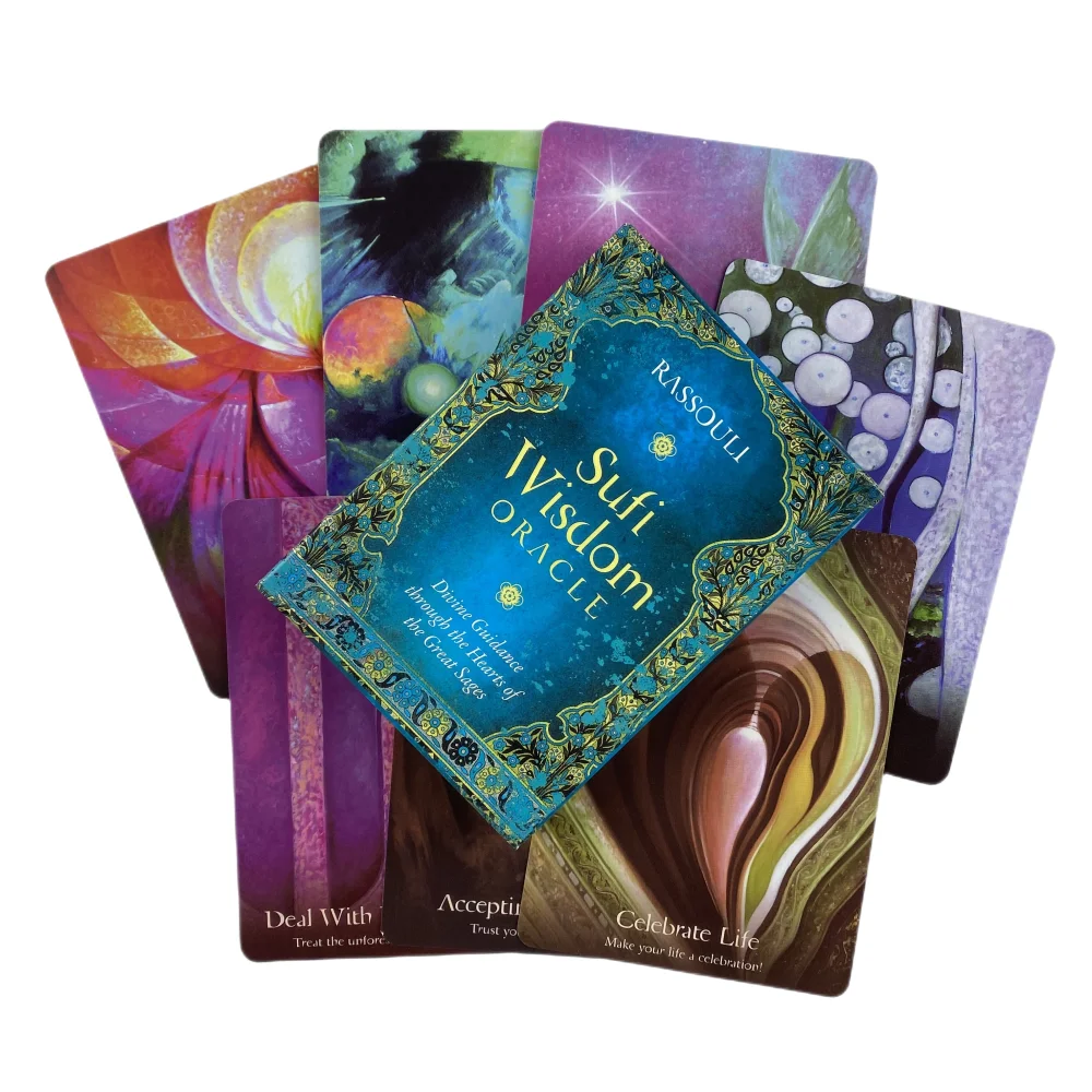 Sufi Wisdom Oracle Cards A 44 Tarot English Visions Divination Edition Deck Borad Playing Games