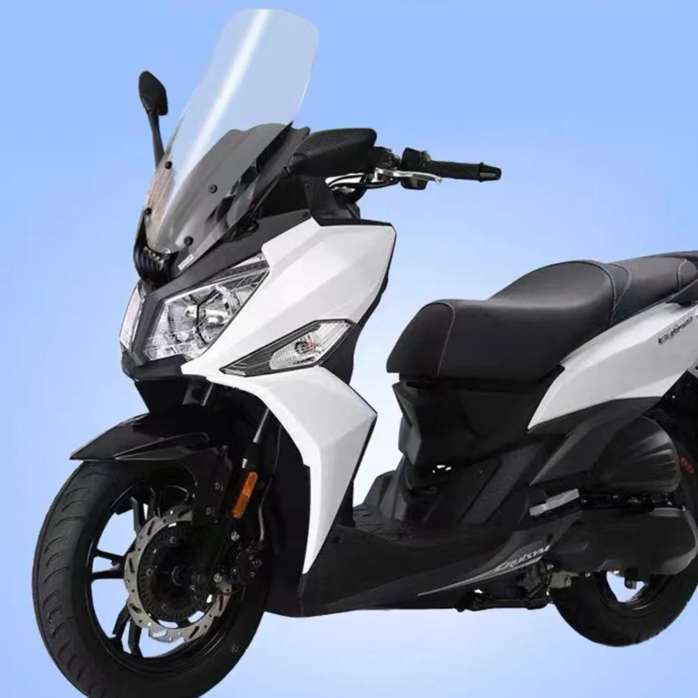 New Motorcycle Fit Sym Jet 14 125 / 50 / 200 / 200i Dedicated Front Windshield Heighten Widened Wind Deflector For Sym Jet 14