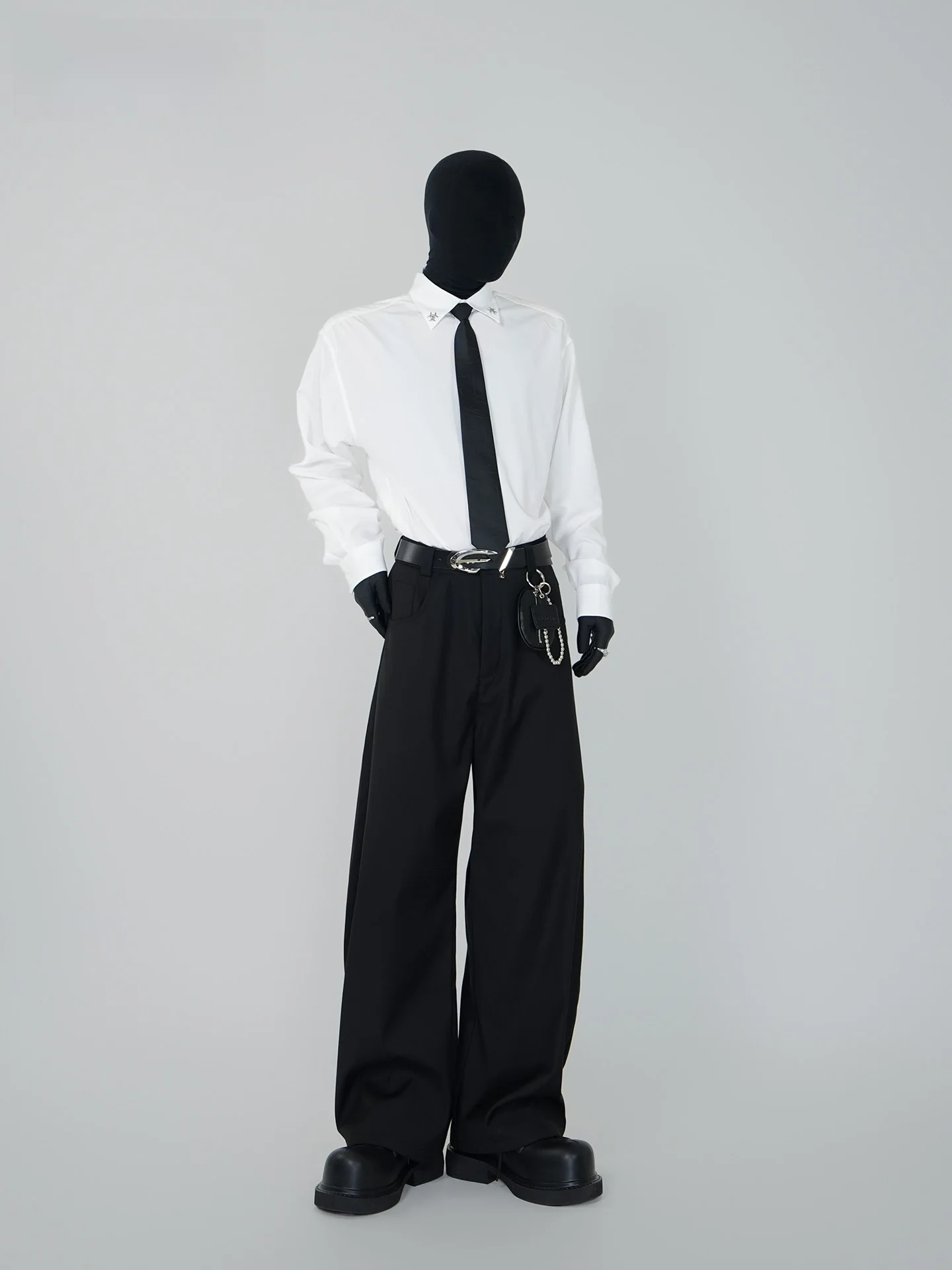 

VE2 Men's White Basic Slim Fit irt Anti-Wrinkle Non-Iron Spring Summer Autumn Winter Versatile Thin Dring Underwear irt