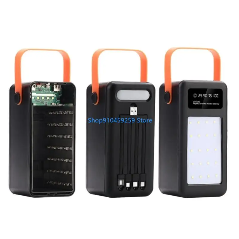 A9LF QC3.0 ЖК -дисплей DIY 28x18650 БАКА