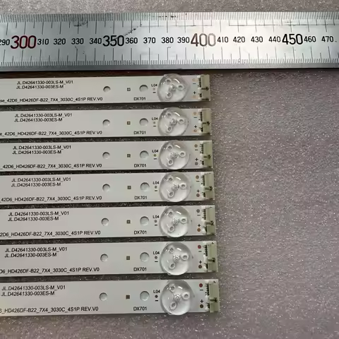 LED strip 7LED for Hisense SVH420AB2 43CU6100 H43N5300UK 43H7C 43H7C2 43H6D Sharp LC-43P7000U LC-43N4000U RLED4350-UHD