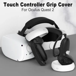 design Silicone Grip Cover Protector with Knuckle Straps Compatible with Oculus Meta Quest 2 Controller handle cover Accessories