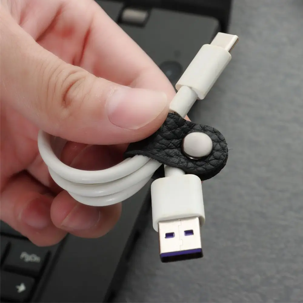 1Pcs Cartoon Charger Cable Protector Earphone Cord Winder Cable Winder Winder Tie Cable Management Cord Organizer