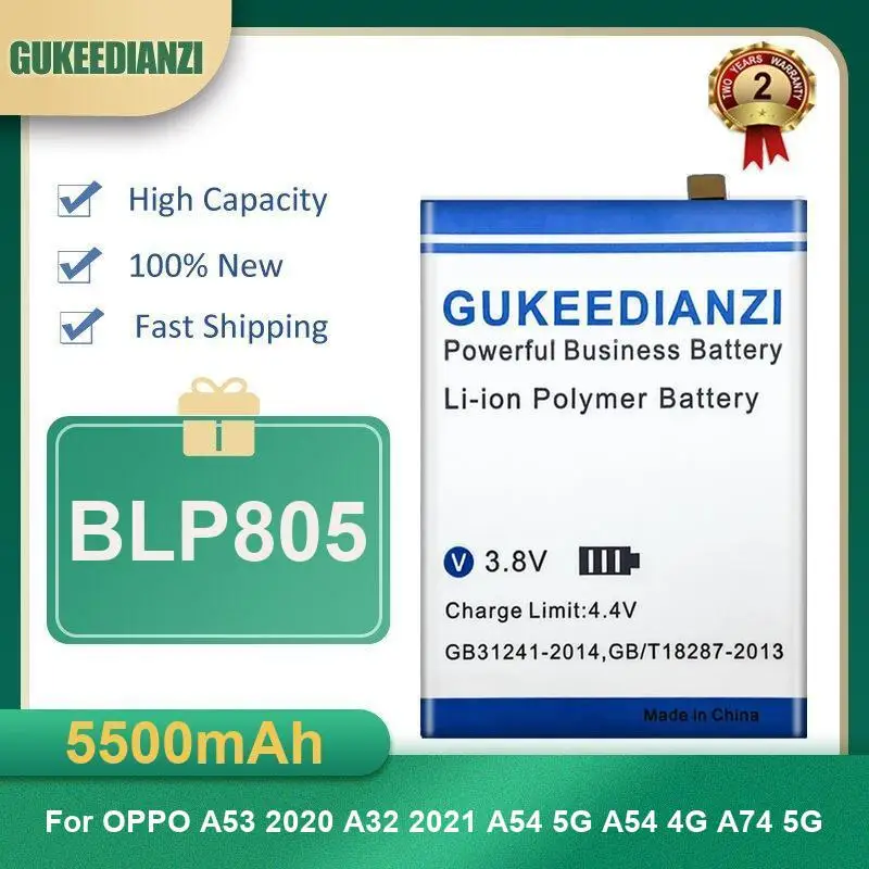 Battery For OPPO A53 2020 A32 2021 A54 5G 4G A74 Realme 6i C3 C25Y Global version Reno 2 Find X3 Lite CPH2145/Reno4 SE PEAT00