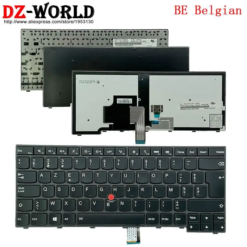 BE Belgian Backlit Keyboard for Lenovo Thinkpad T440 P T450 S T460 L440 L450 L460 L470 E440 E431 01AX316 04Y0830 04Y2732 01EN514