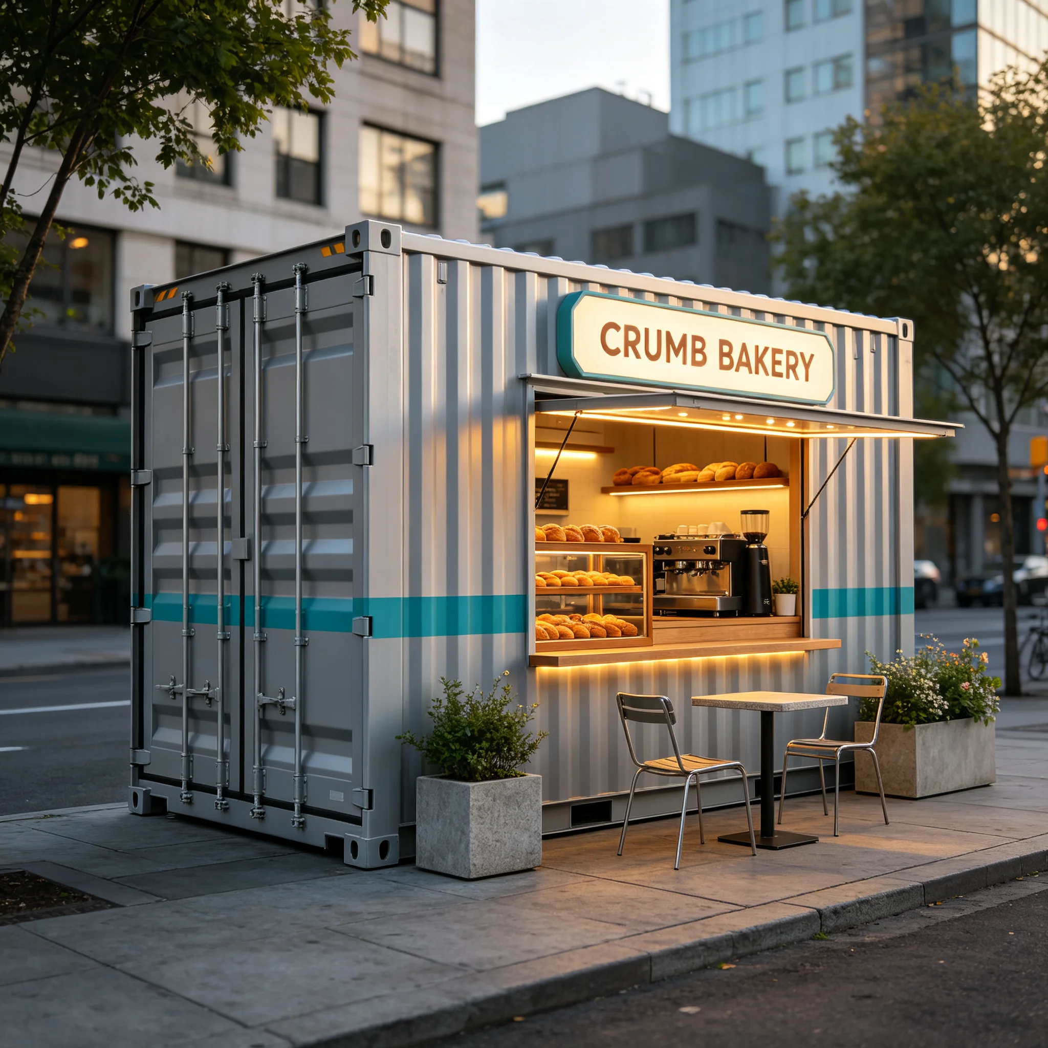High Quality Commercial Food Trailer Outdoor Street Mobile Food Truck Fully Loaded Food Truck Trailer with Led Lights Screens