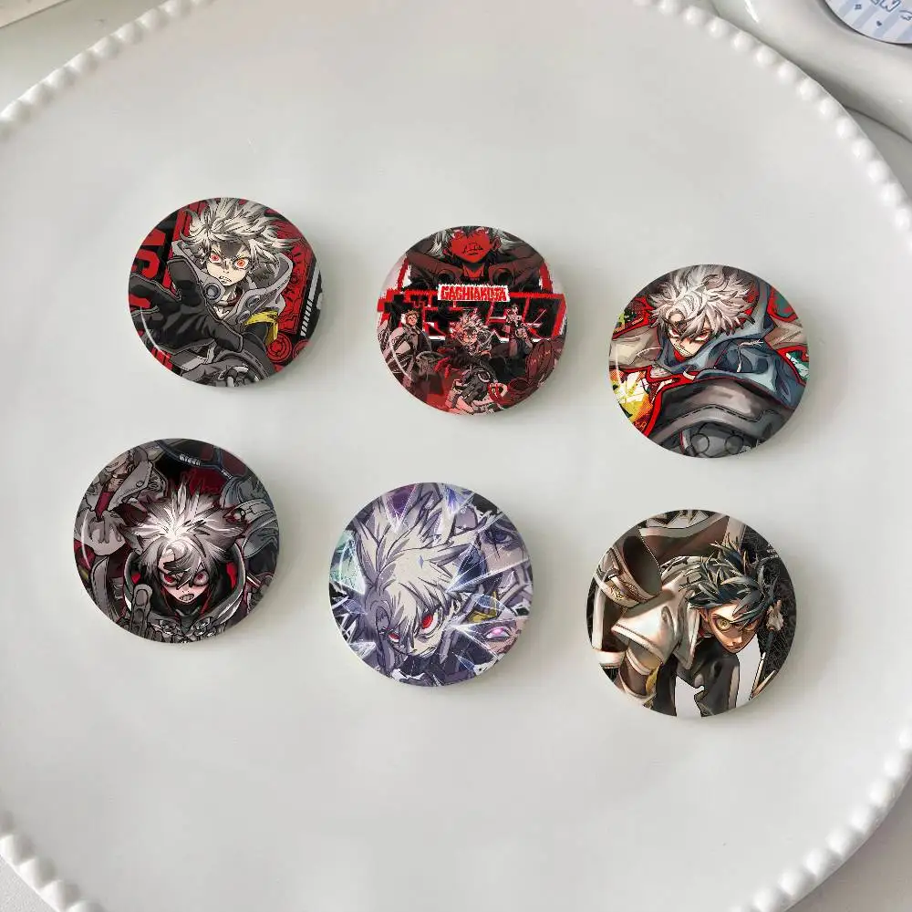 Hot Cool Anime G-Gachiakuta Anime Button Pin Handgefertigte Brosche für Kleidung Cartoon-Abzeichen Rucksack-Dekoration Schmuck-Accessoires