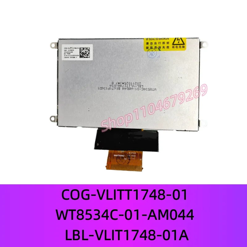 COG-VLITT1748-01 WT8534C-01-AM044 LBL-VLIT1748-01A LCD Display Screen for Repair Replacement