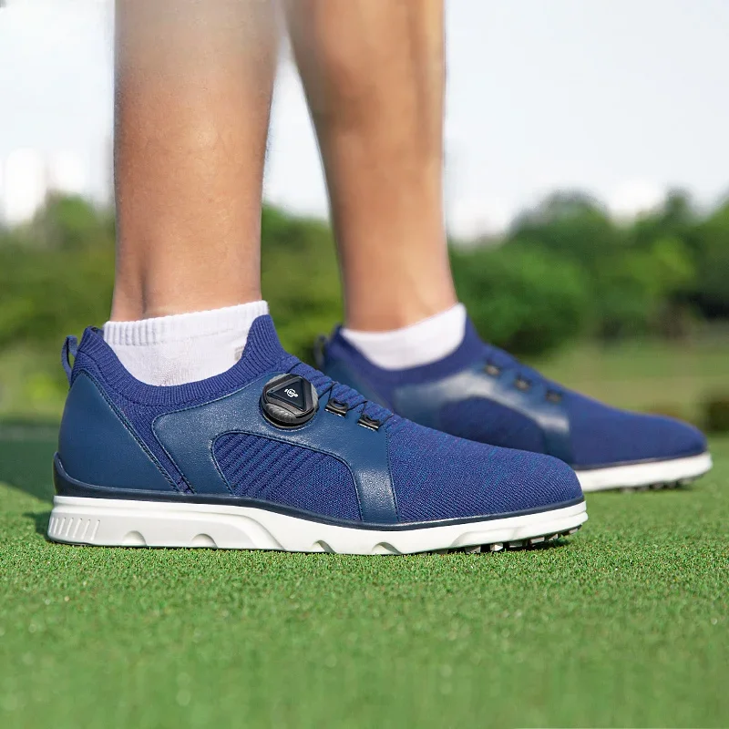 

#men Golf Shoe Manufacturers Premium Knob Breathable Golf Shoes