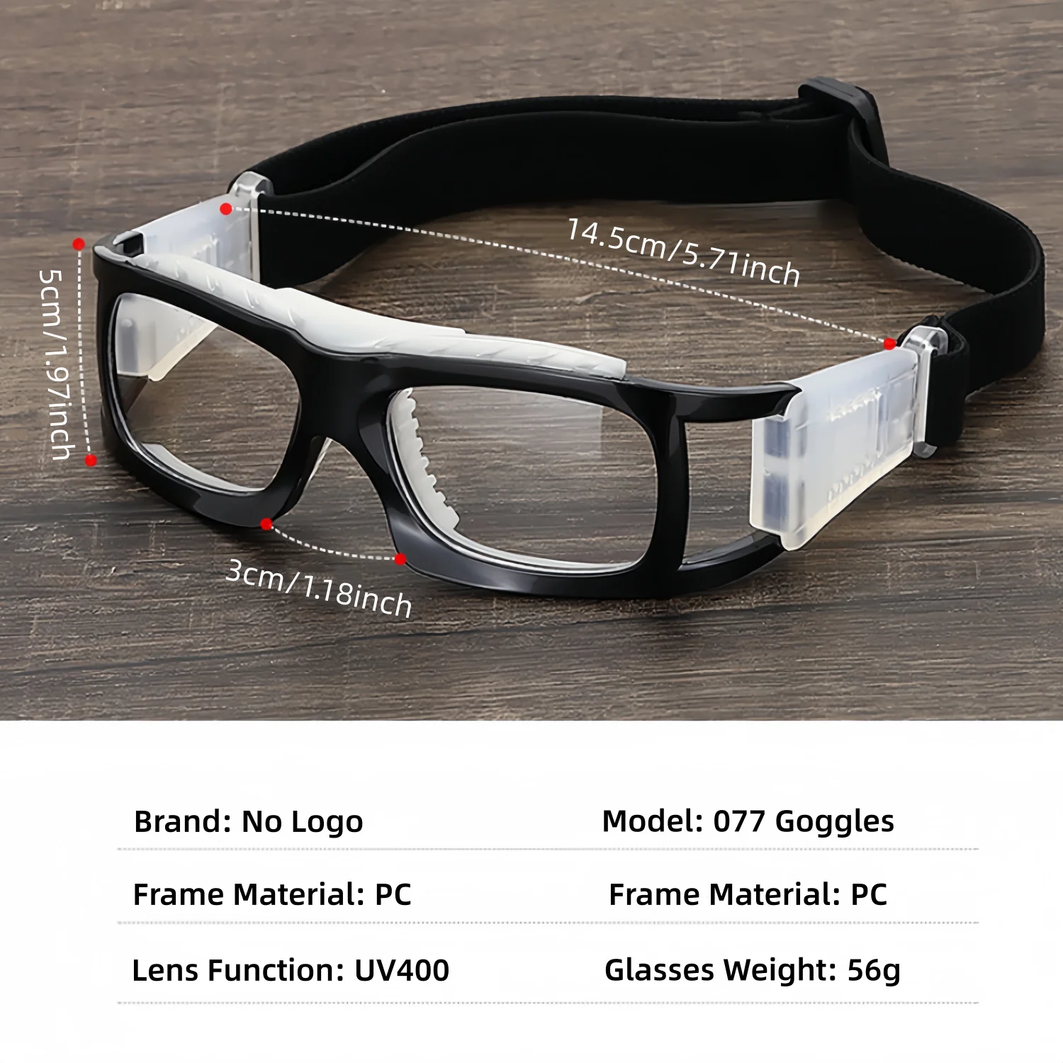 Impact‑Resistant Outdoor Sports Goggles, Professional Protective Eyewear for Basketball Cycling Running & Hiking