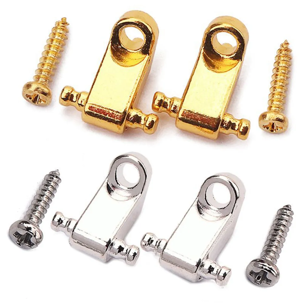 2Sets Sturdy Metal Roller String Tree for Electric Guitar Minimizes Friction Improves Tuning Stability Easy Install Portable