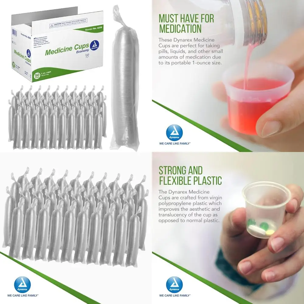

1 Ounce Translucent Plastic Medicine Cups for Liquid and Medication Measurement and Dispensing, Easy-to-Use with Long-Tail Keywo