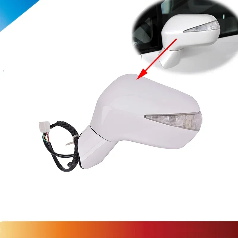 CAPQX Electric auto folding closed with LED Turn Signal Rearview Mirror 76250-SNB-H01 For CIVIC FA1 FD2 FD1 2006-2011 7pin