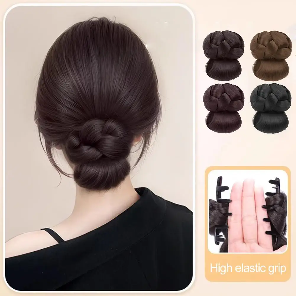 شعر مستعار بمشبك للأوبدو الفورية، قطعة شعر صناعية ذات مظهر طبيعي للنساء، مشبك شعر ضخم منخفض على شكل ذيل حصان #1