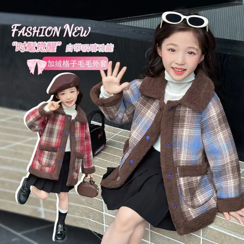 

Зимне-осенняя теплая стеганая куртка для девочек, утепленное хлопковое пальто, детская мягкая повседневная модная верхняя одежда, детский термобелье для малышей