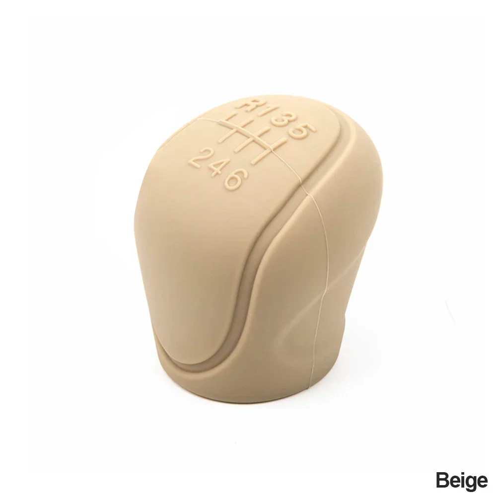 

Universal Silicone Non-Slip Car Gear Shift Knob Cover 6-speed Gear Shift Grip Handle Protective Cover Auto Interior Accessories