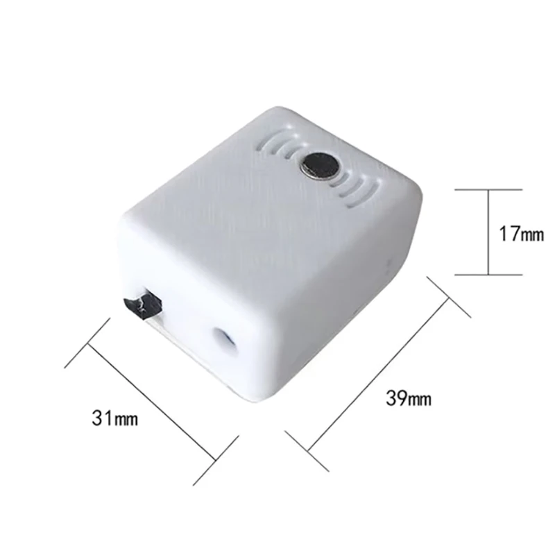 Dc 9V-12V Mini Microfoon Geluidsmonitor Audio Pick-Up Geluid Beveiliging Monitoring Rca Vrouwelijke Adapter Cctv Camera Beveiligingssysteem